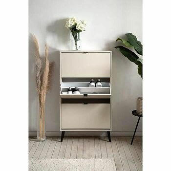 Skoställ VIGO 49A Beige 70 x 24 x 125 cm