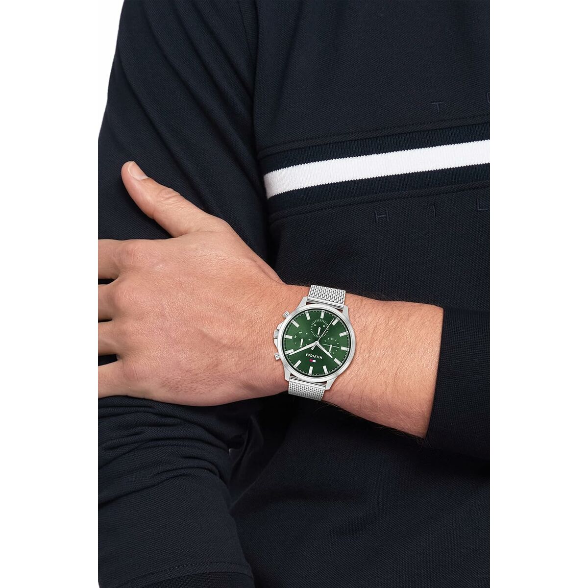 Herrklocka Tommy Hilfiger 1683474 Grön Silvrig - 3