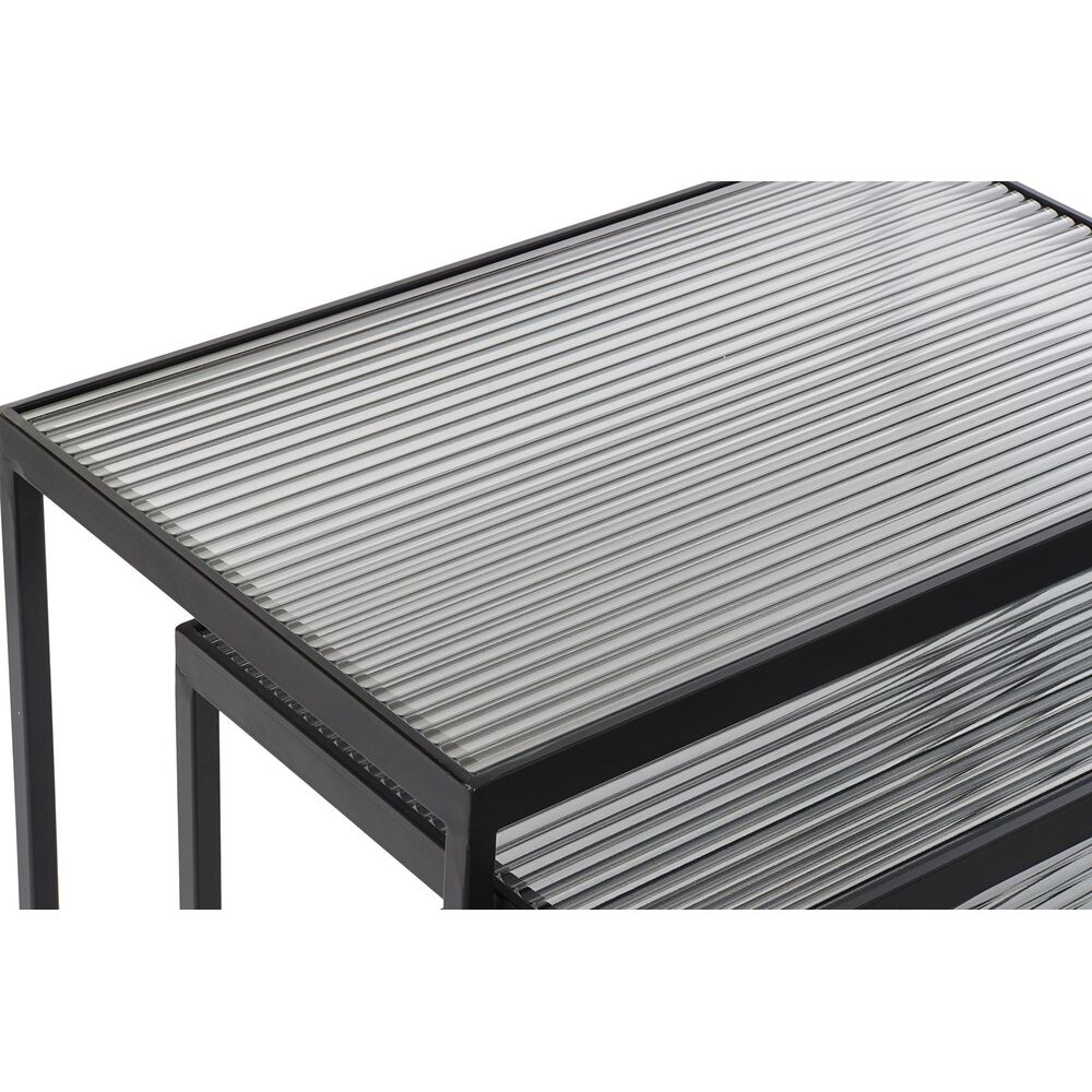 Set om 3 bord DKD Home Decor Svart 58 x 36,5 x 53,5 cm - 2