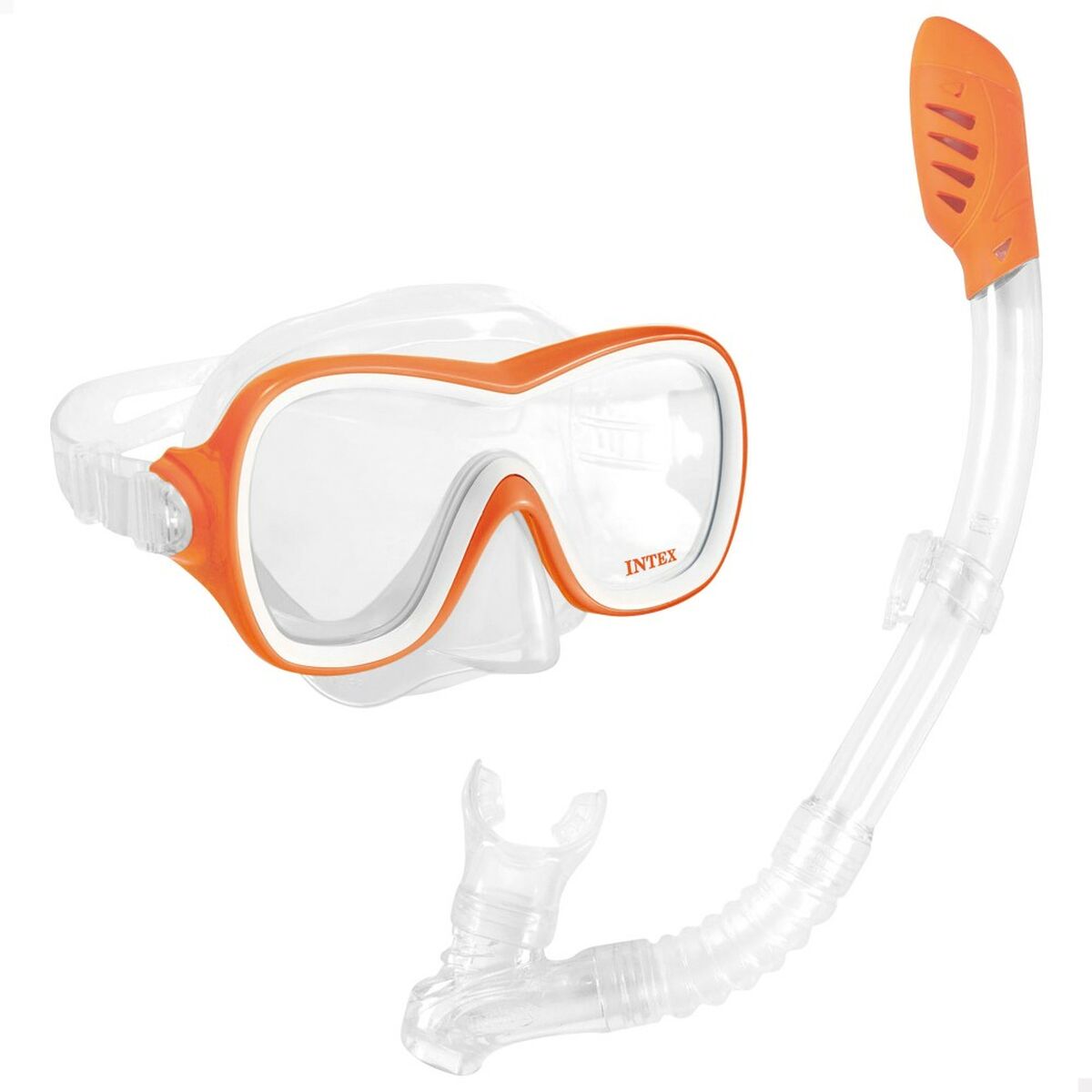 Snorkel och cyklop Intex Wave Rider Orange - 10