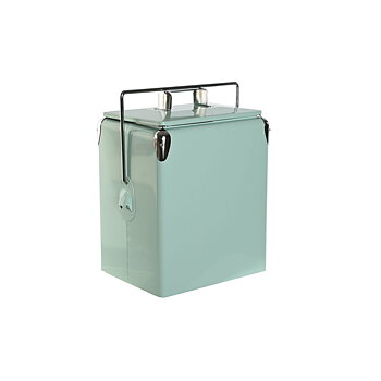Bärbar kyl Home ESPRIT Grön PVC Metall Stål polypropen 17 L 32 x 24 x 43 cm