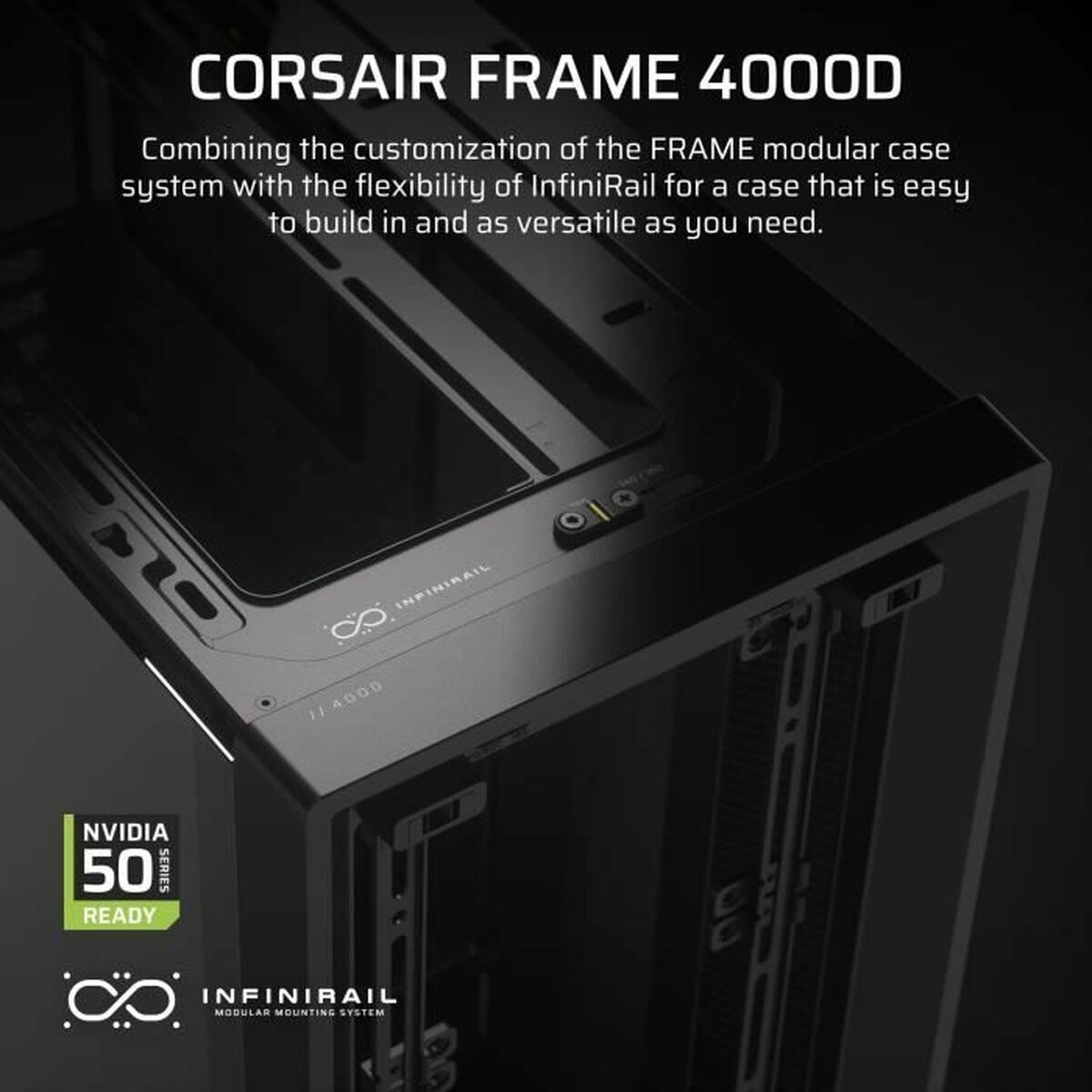 ATX Semitorn Corsair Svart - 3