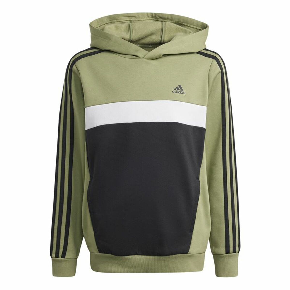 Tröja med huva Unisex Adidas Tiberio  Grön
