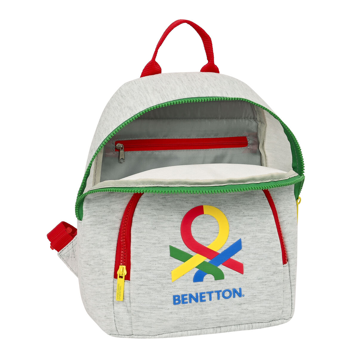 Ryggsäck Casual Benetton Pop Grå 13 L - 8