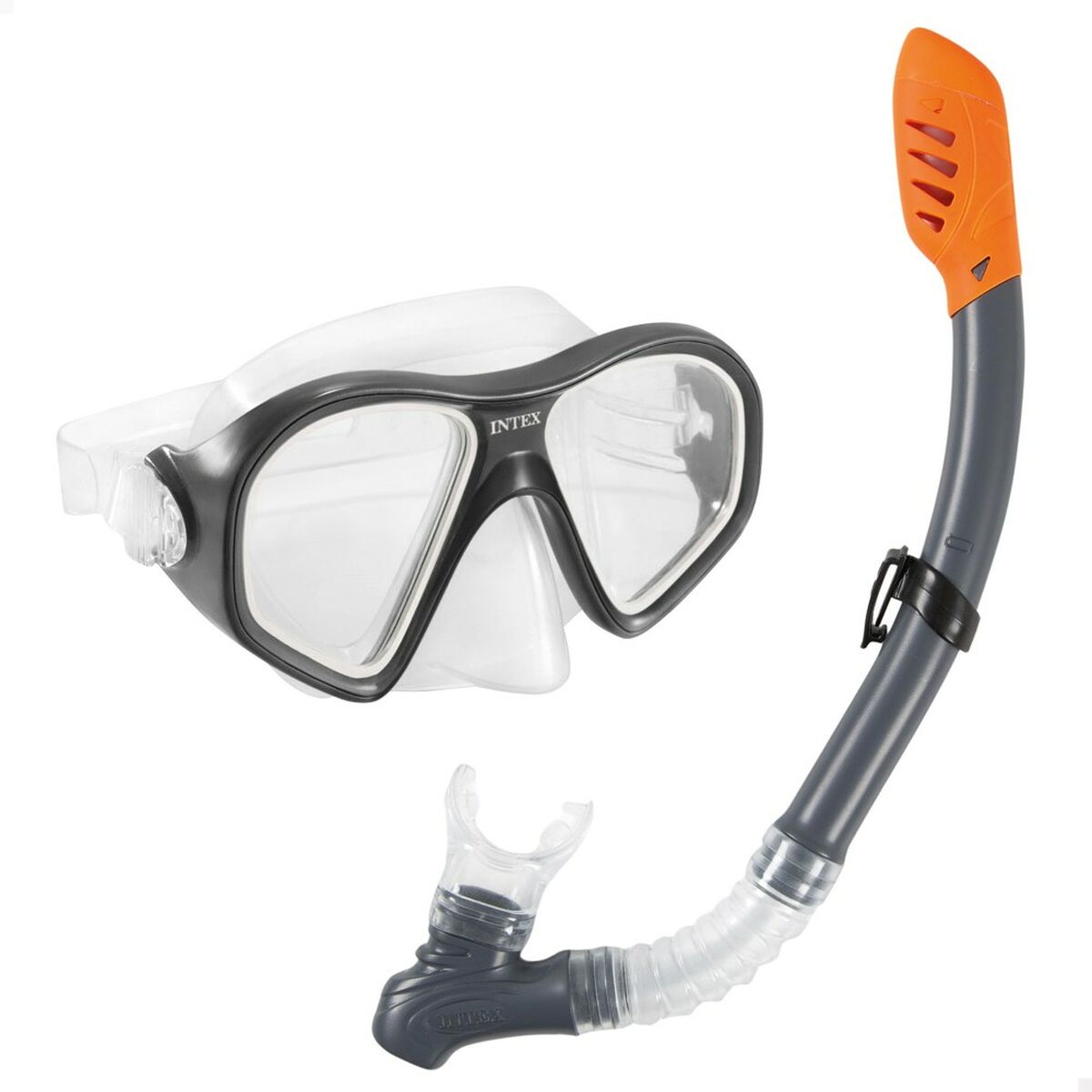 Snorkel och cyklop Intex Reef Rider Blå - 7