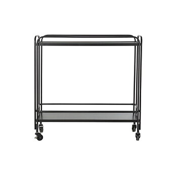 Mottagare DKD Home Decor Svart 80 x 28 x 80,5 cm