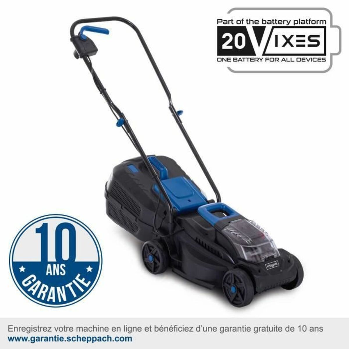 Gräsklippare Scheppach BC-MP320-X 20 V 32 cm 20-70 mm 32 L - 2