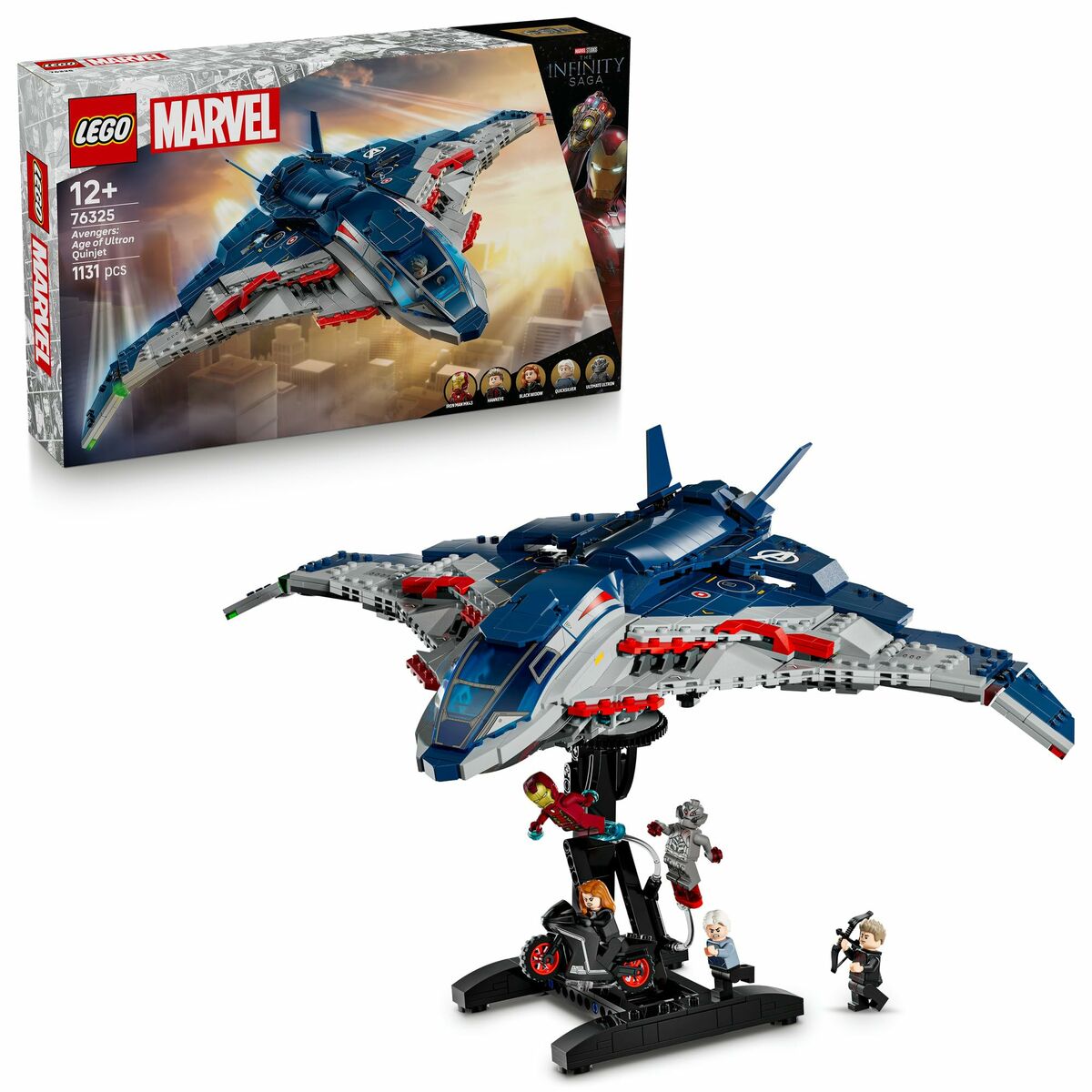 Byggsats Lego 76325 Age of Ultron Quinjet 1131 Delar - 2