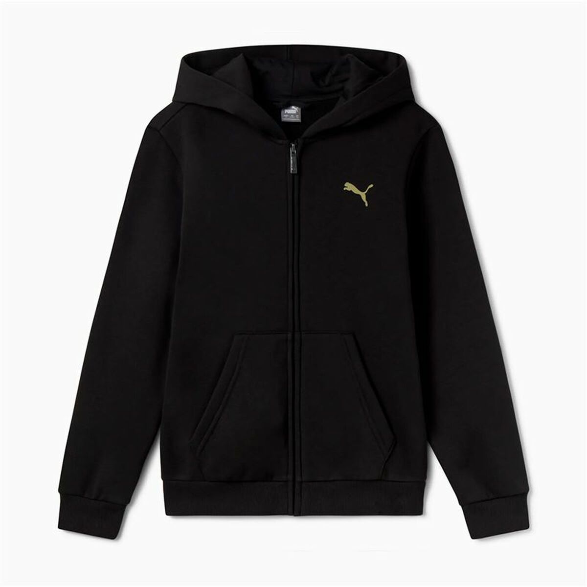 Jacka Barn Puma Essentials+ Graphic Hoodie Fz Svart