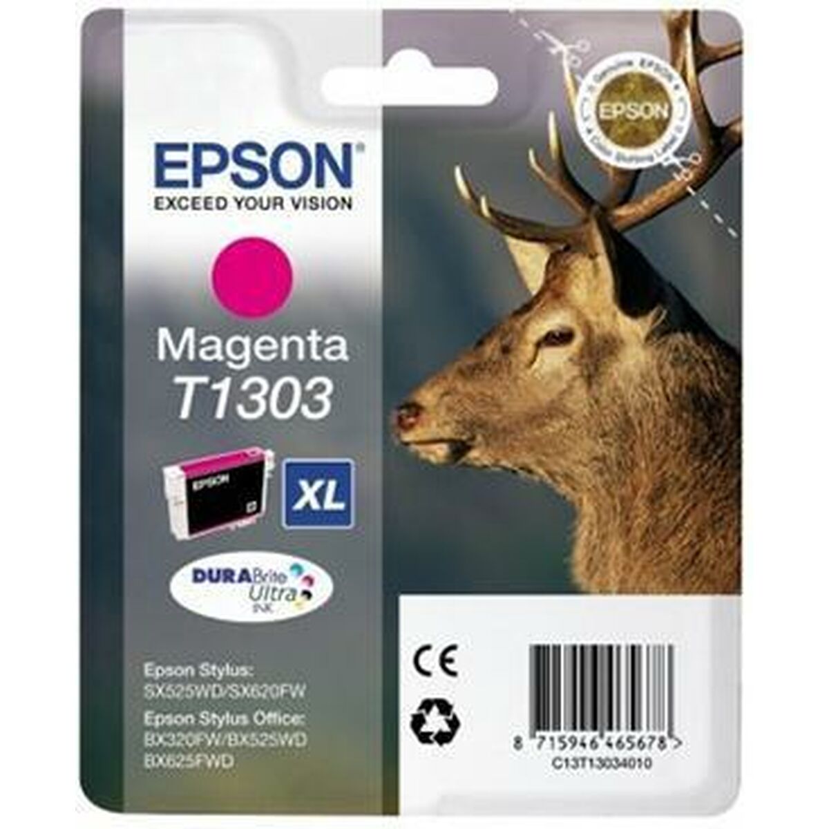 Original Bläckpatron Epson 235M257 Röd Magenta - 2