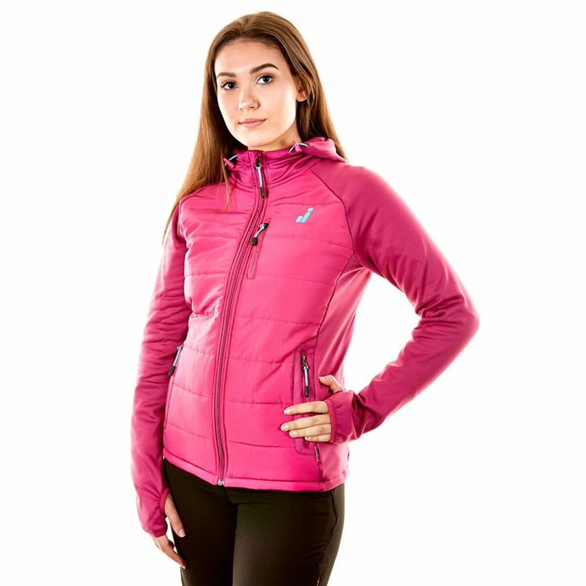 Sportjacka, Dam Joluvi Hybrid Fuchsia - 5