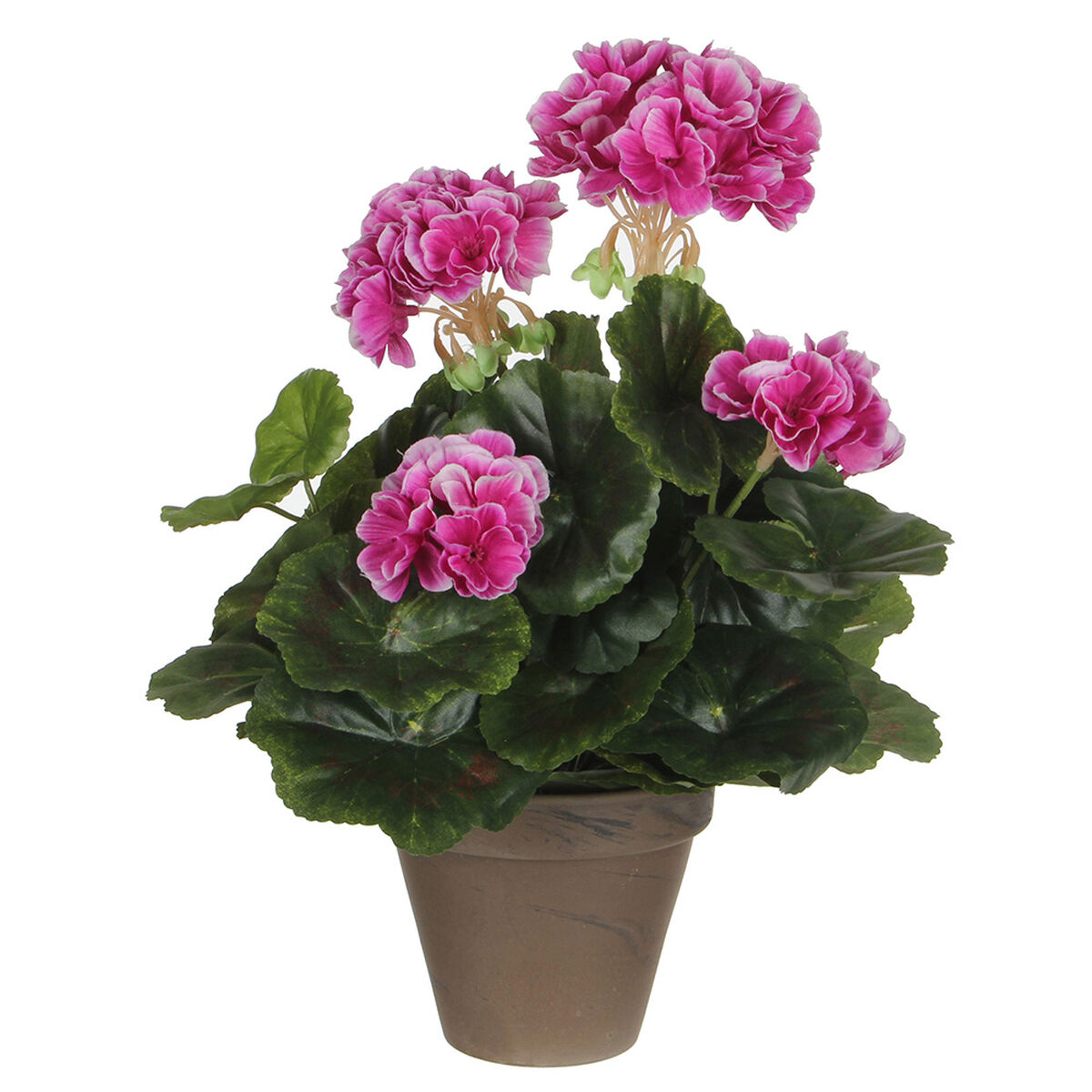 Dekorativ växt Mica Decorations PVC Pelargon (11,5 x 33 cm) - 2
