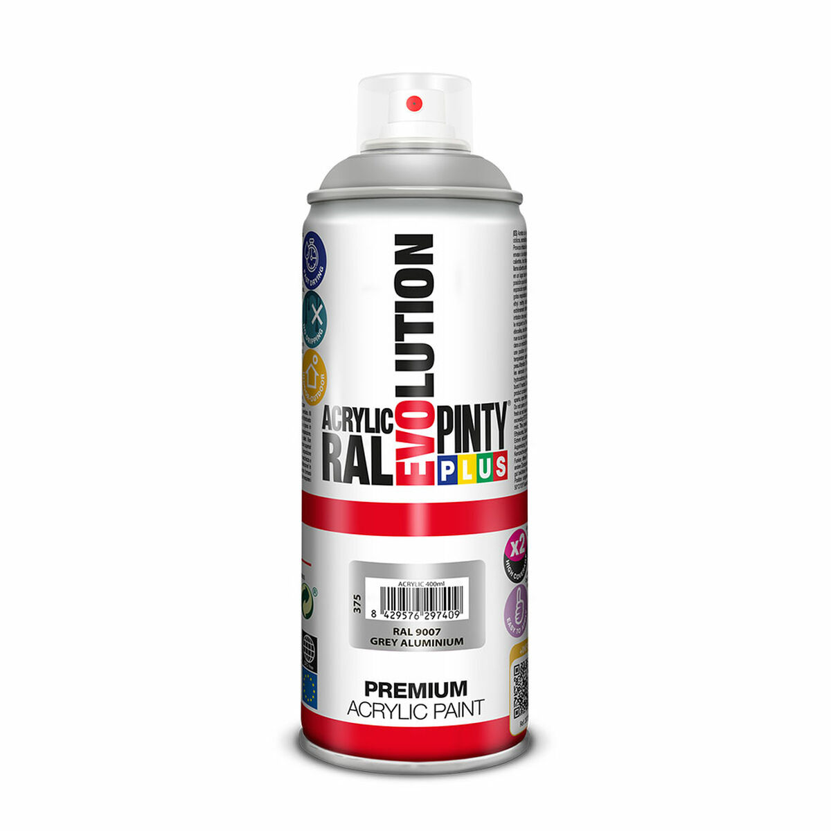 Sprejfärg Pintyplus Evolution RAL 9007 Grey aluminium 400 ml
