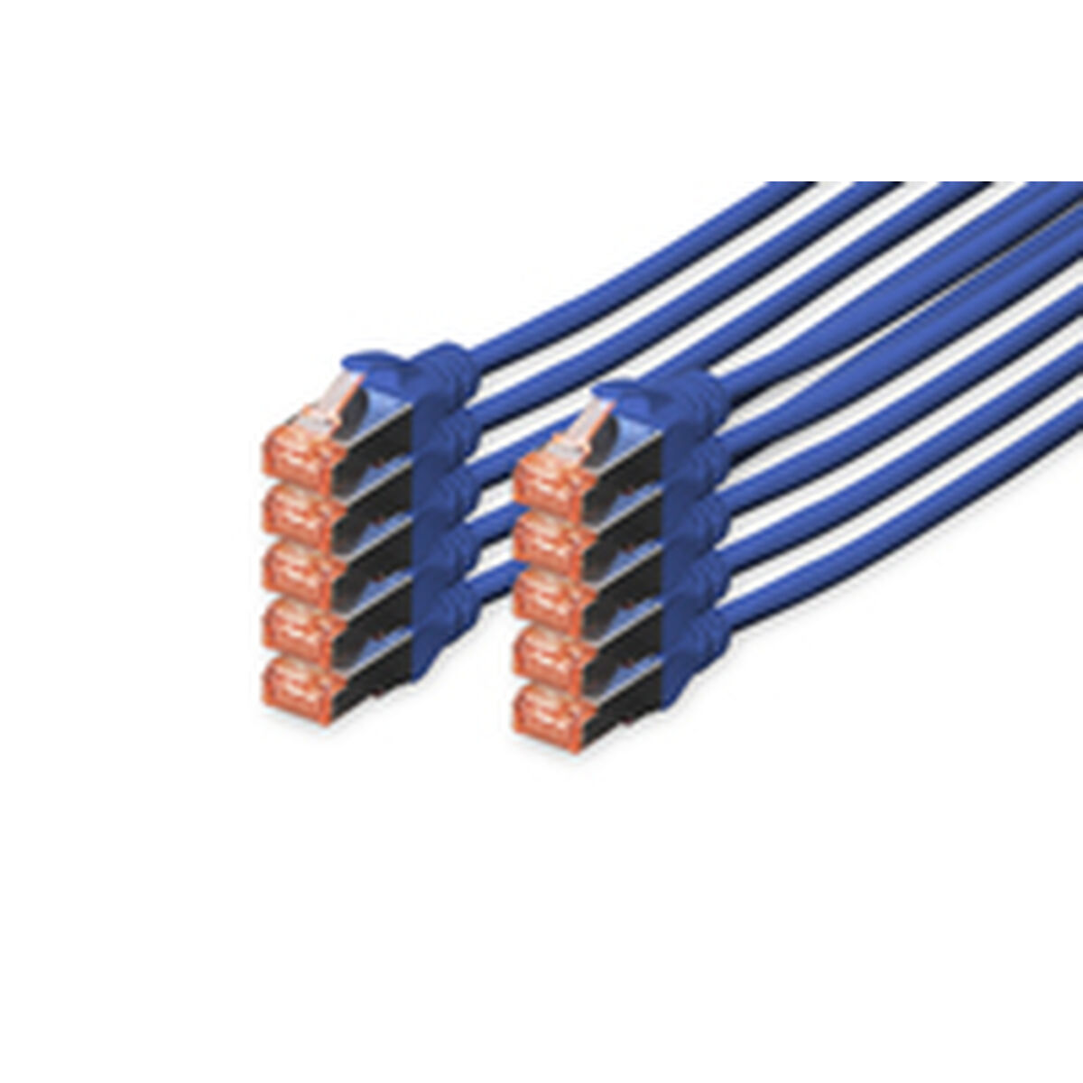 Nätkabel UTP Styv Kategori 6 Digitus by Assmann DK-1644-0025-B-10 Grå 25 cm - 2