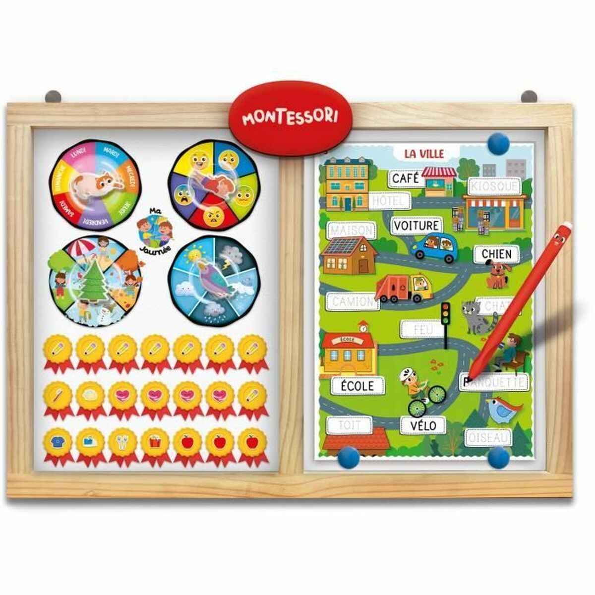Utbildningsspel Lisciani Giochi Calendrier, saisons et émotions - 2