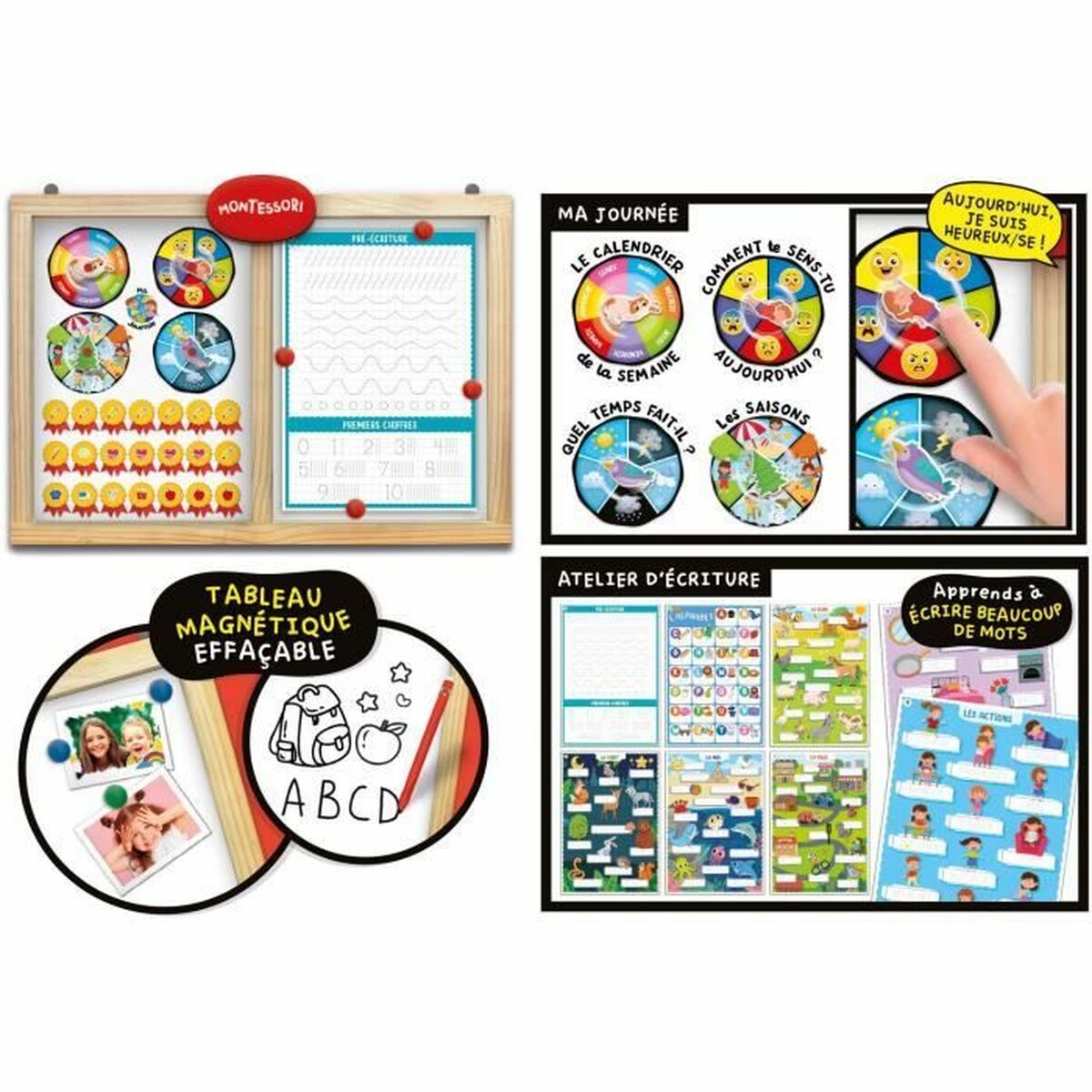 Utbildningsspel Lisciani Giochi Calendrier, saisons et émotions - 6
