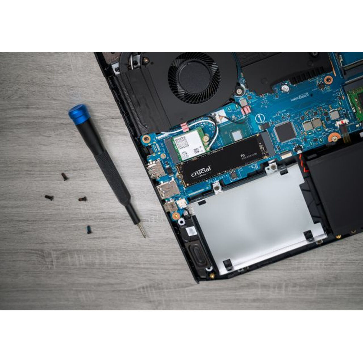 Hårddisk Crucial P3 500 GB SSD - 4