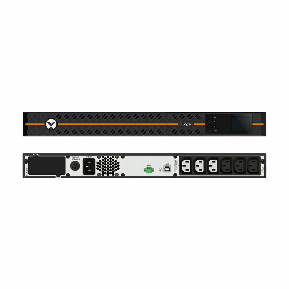 System för Avbrottsfri Strömförsörjning Interaktiv (UPS) Vertiv EDGE-1000IRM1U 900 W - 2