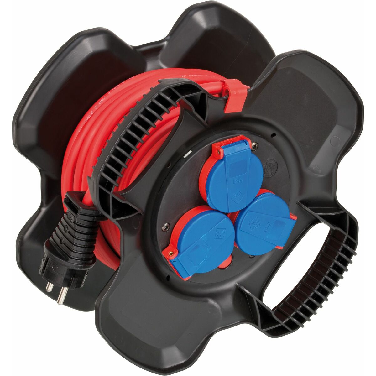 Kabelrullar Brennenstuhl IP44 AT-N05V3V3-F3G1,5 10 m 3 x 1,5 mm 3 Plug - 2