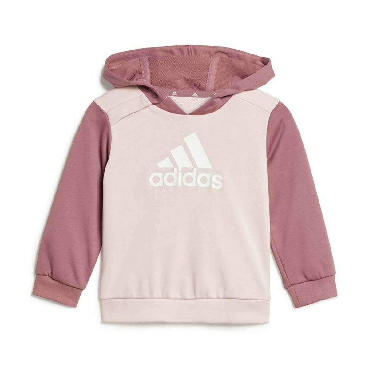 Träningsoverall, Barn Adidas Essentials Colorblock Grå Rosa - 2