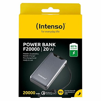 Laptopbatteri INTENSO Grå 20000 mAh