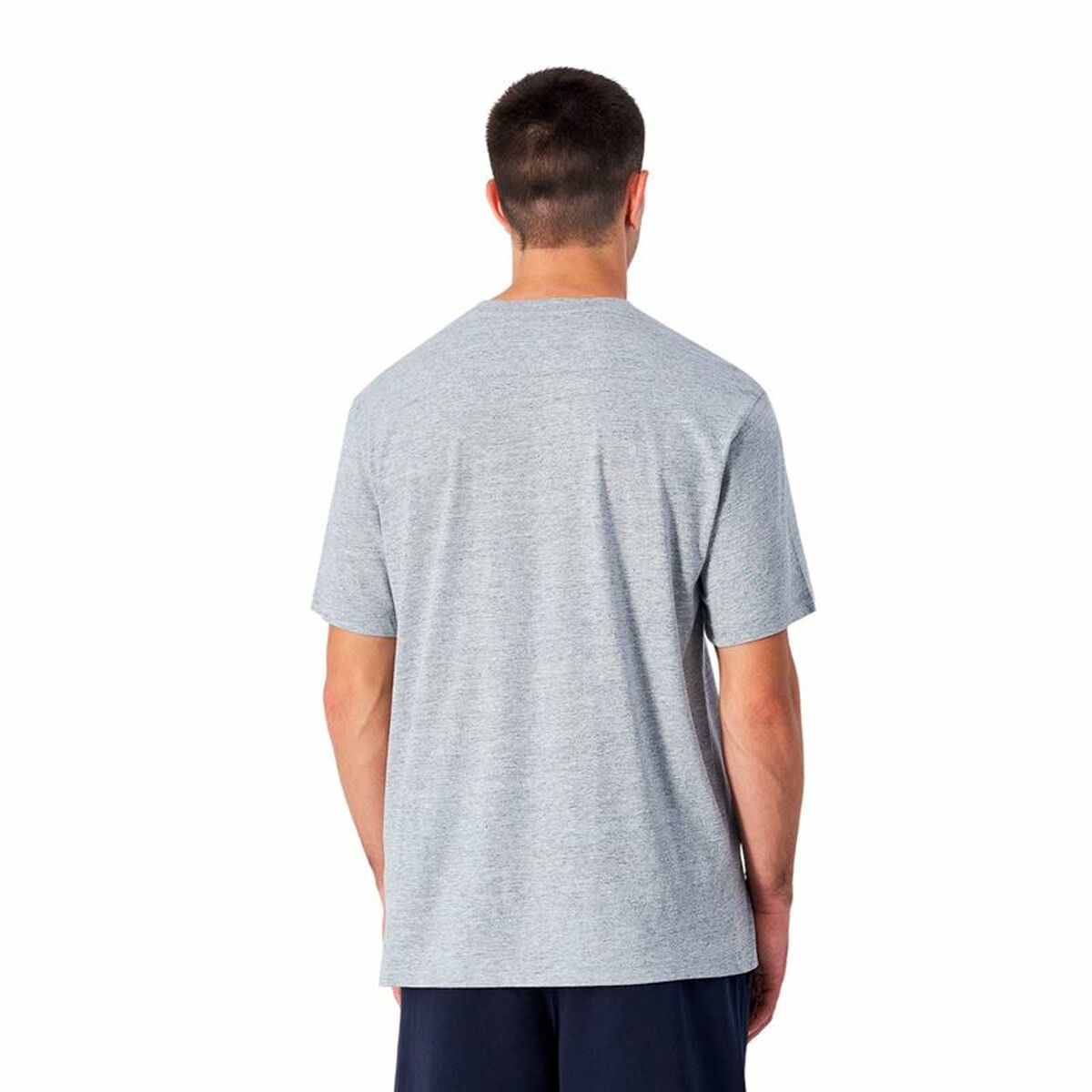 T-shirt med kortärm Herr Champion Crewneck Ljusgrå - 3