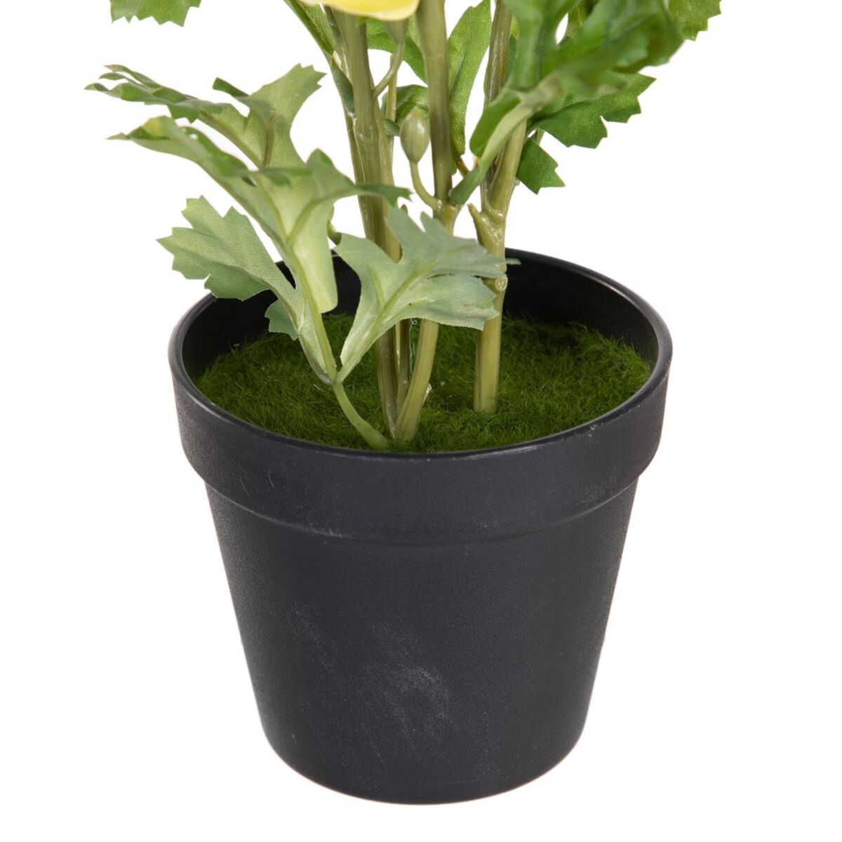 Dekorativ växt Polyester Polyetylen Järn Blomster 12,5 x 12,5 x 37 cm - 3