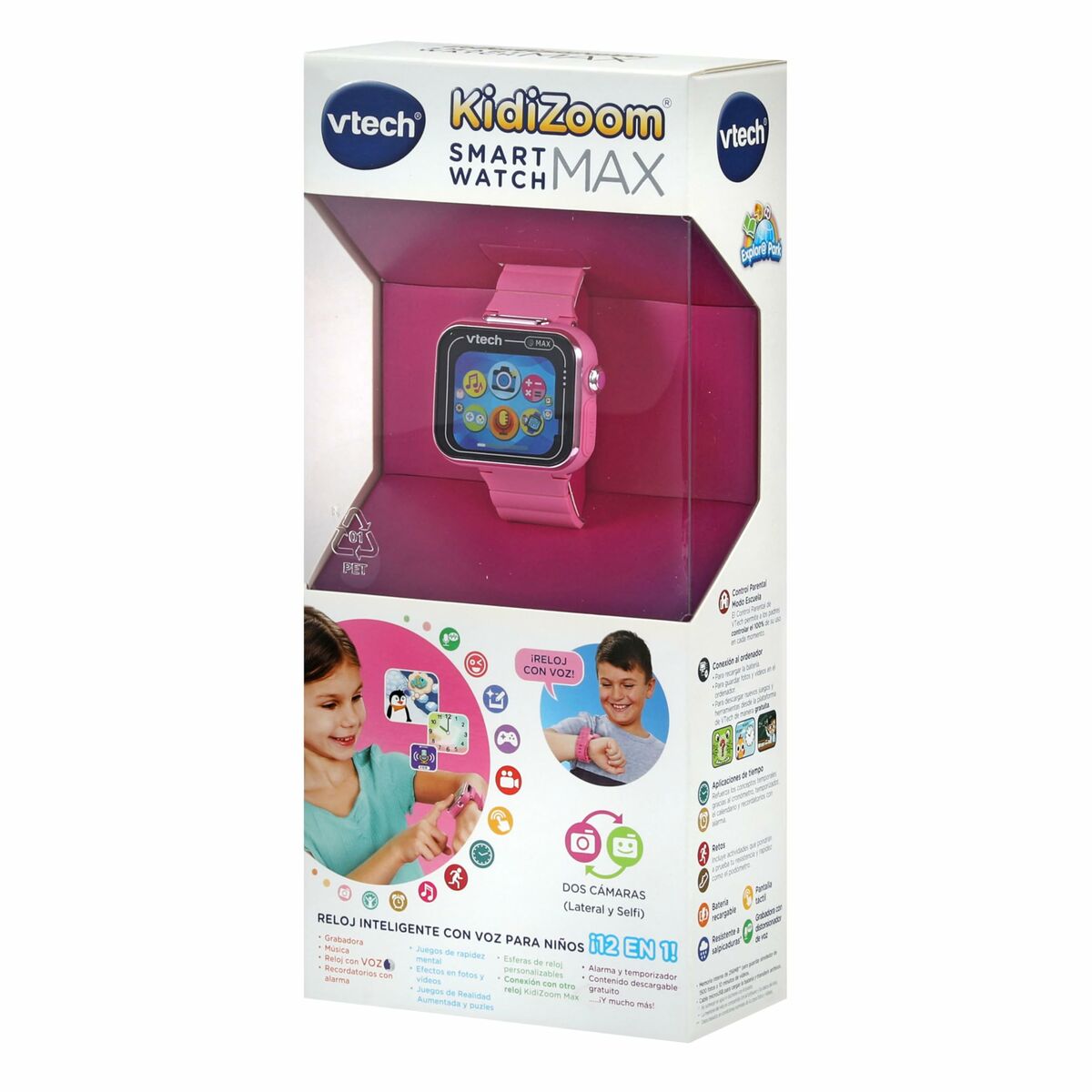Barnklocka Vtech Kidizoom Smartwatch Max 256 MB Interaktivt Rosa - 12