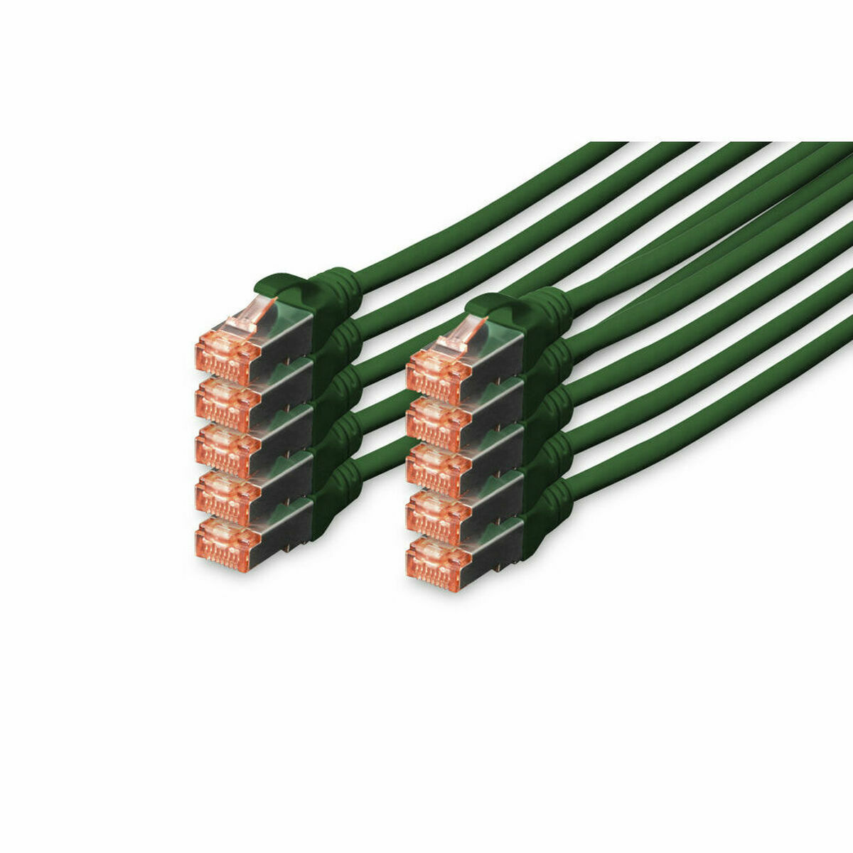 Nätkabel UTP Styv Kategori 6 Digitus 0,25 m (10 uds)