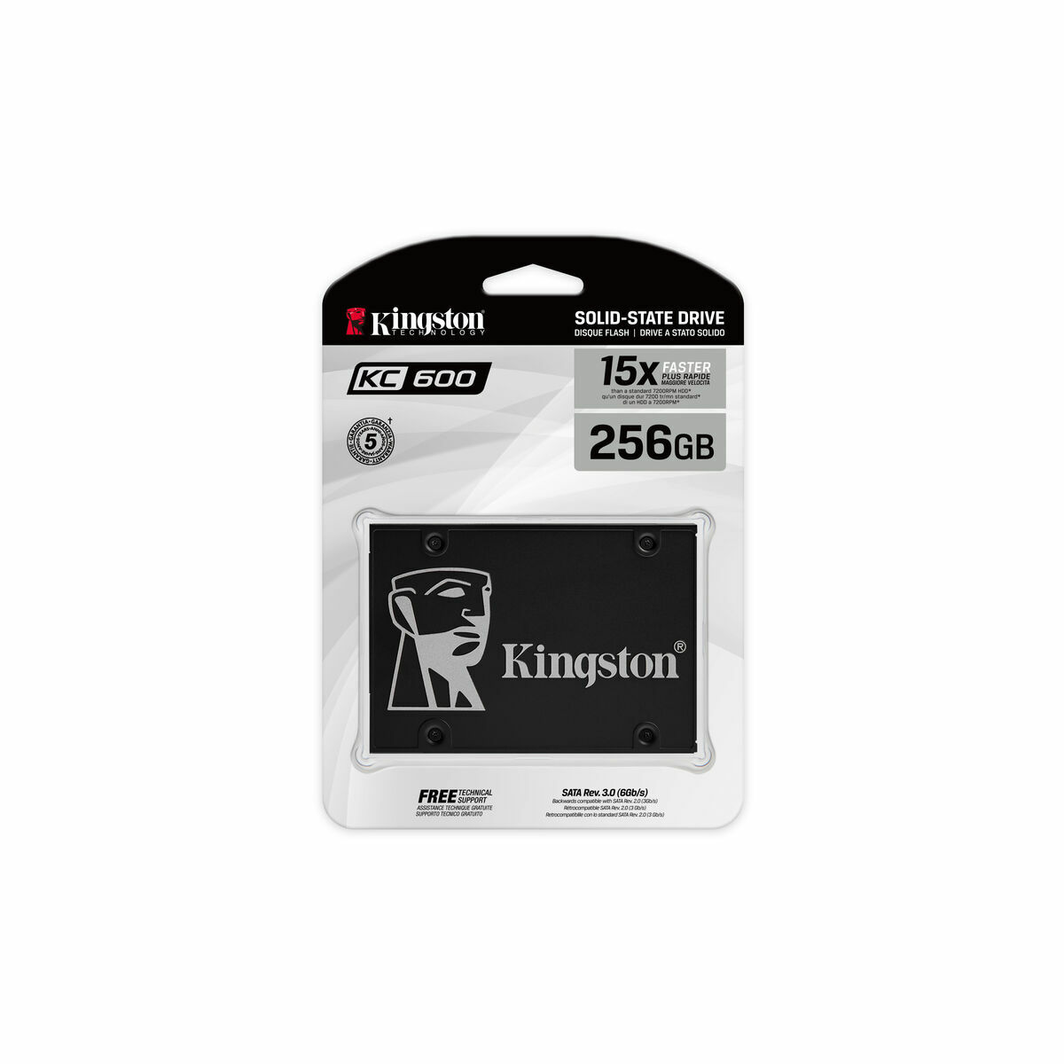 Hårddisk Kingston KC600 256 GB SSD - 2
