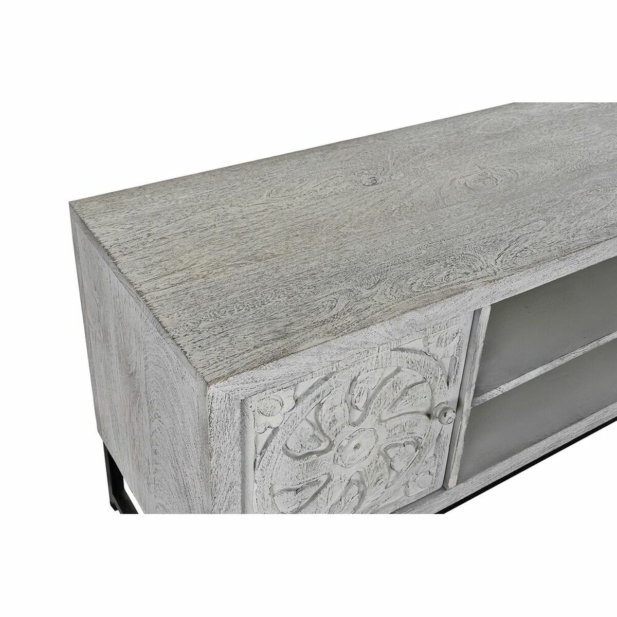 TV-möbler DKD Home Decor Metall Mangoträ (130 x 40 x 55 cm) - 13