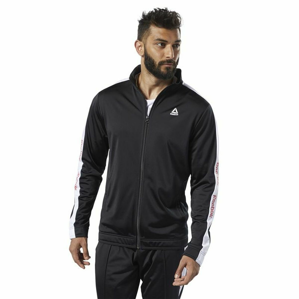 Träningsjacka Herr Reebok Essentials Linear Logo Svart - 8