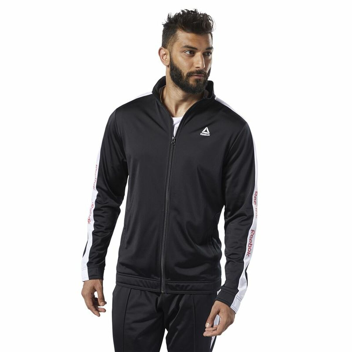 Träningsjacka Herr Reebok Essentials Linear Logo Svart - 5