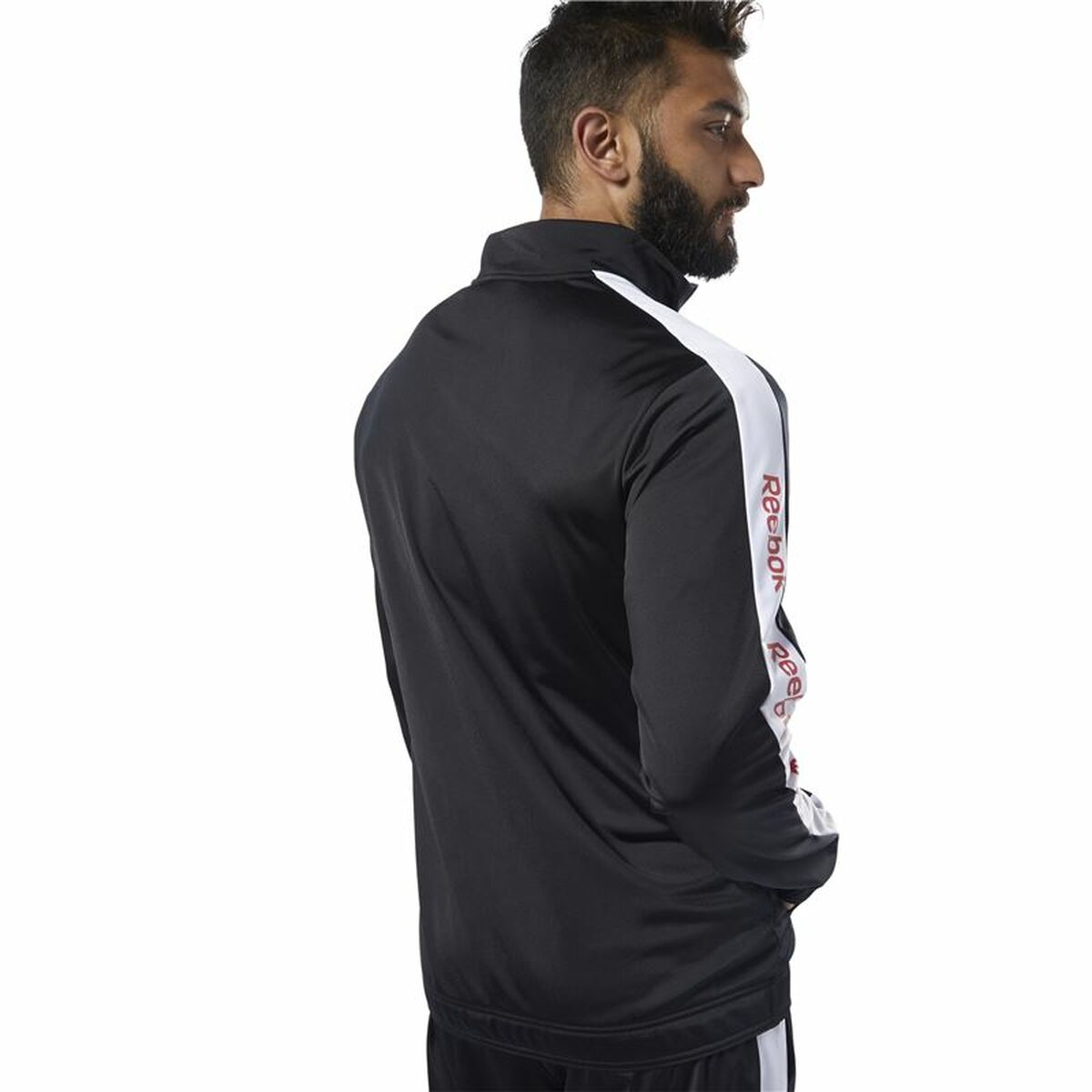 Träningsjacka Herr Reebok Essentials Linear Logo Svart - 4