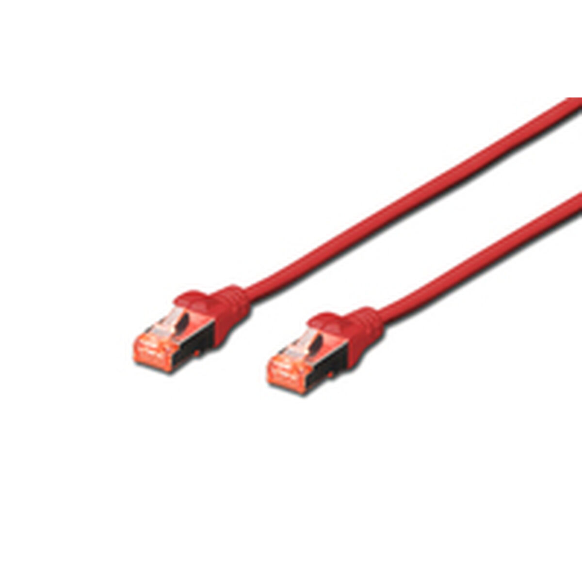 Nätkabel FTP Styv Kategori 6 Digitus DK-1644-0025-R-10 Röd 25 cm 0,25 cm - 2