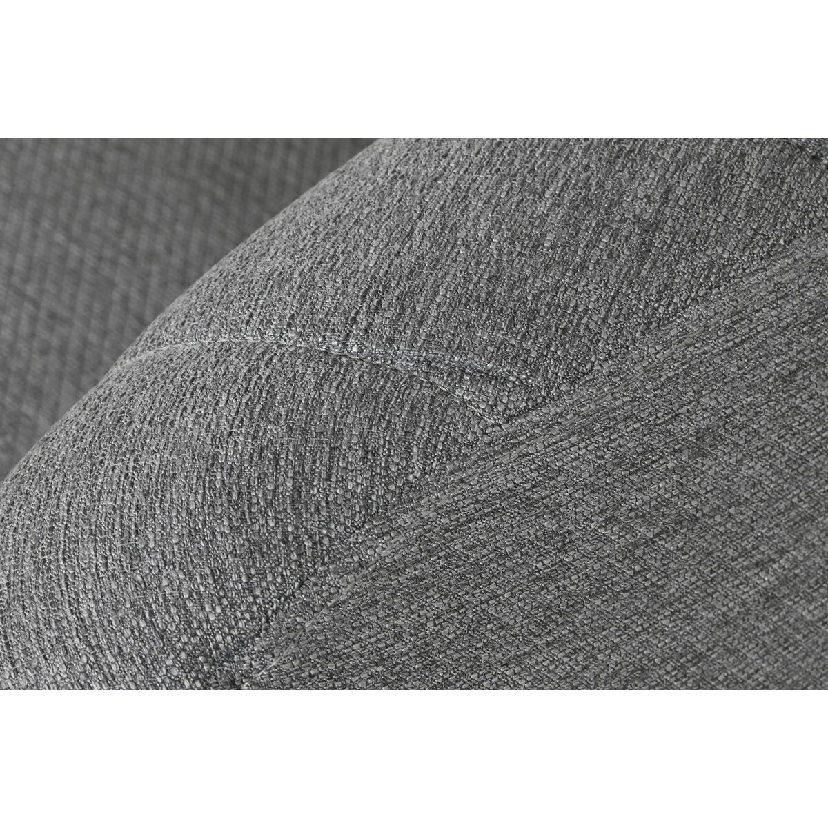 Soffa DKD Home Decor Svart Grå Skum Trä Metall Sammet Scandi 129 x 75 x 73 cm - 3