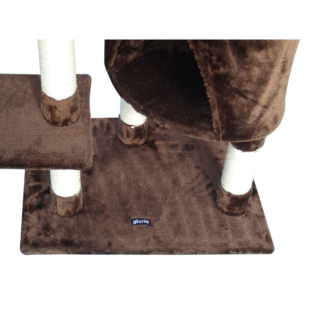 Klösträd för katter Gloria 55 x 40 x 120 cm Brun Trä Papper Sisal - 2