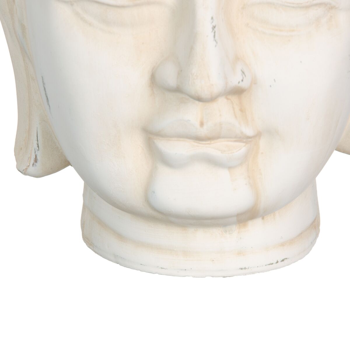 Prydnadsfigur Kräm Buddha Orientalisk 19 x 18,5 x 32,5 cm - 4