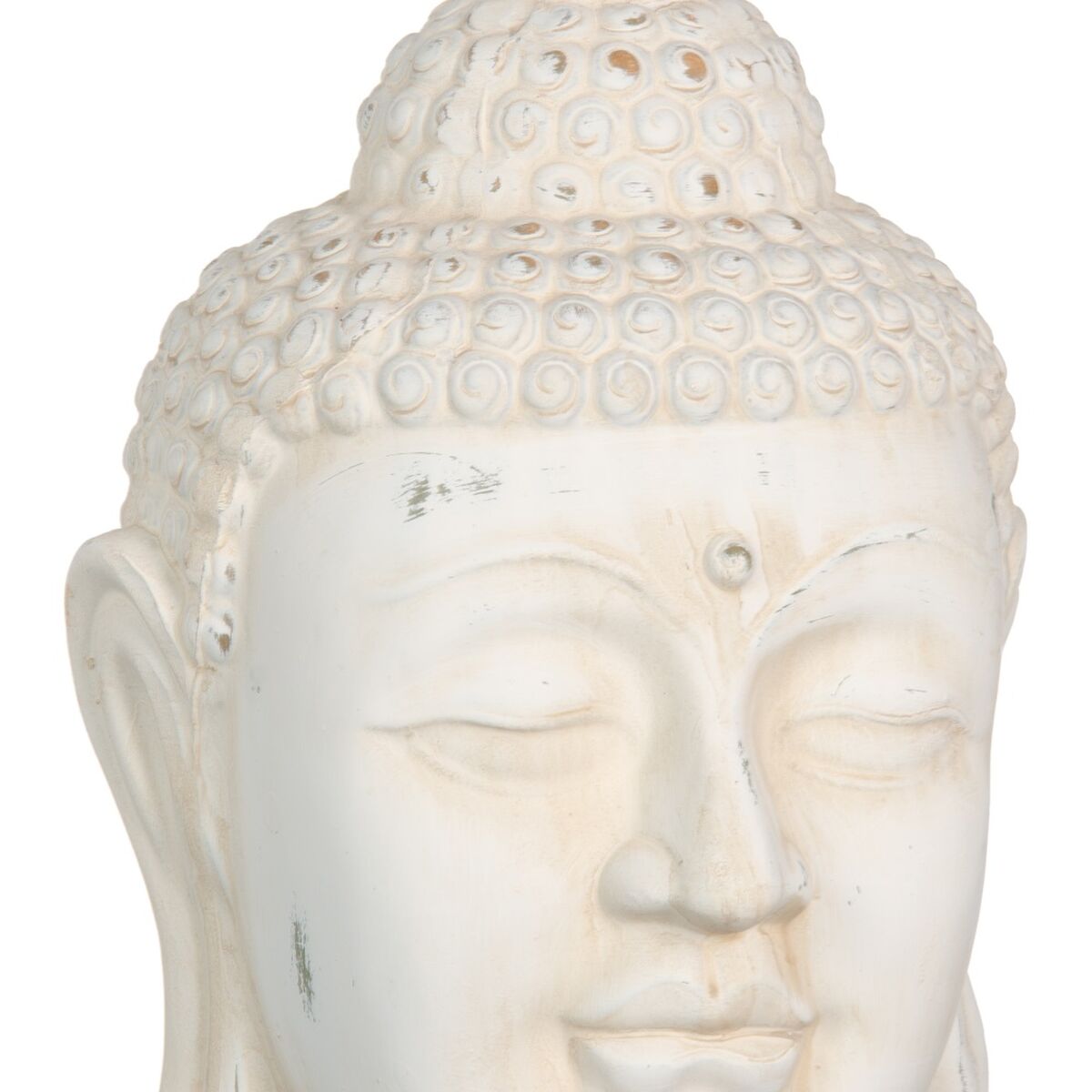 Prydnadsfigur Kräm Buddha Orientalisk 19 x 18,5 x 32,5 cm - 3