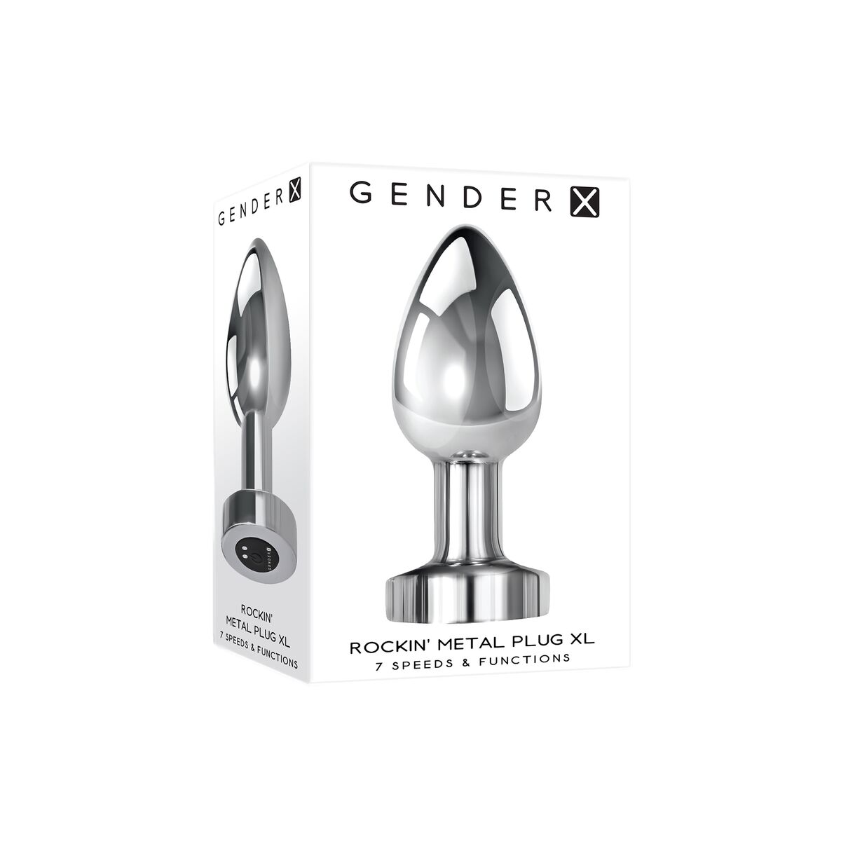 Analplugg Gender X ROCKIN  Grå (8,9 cm) - 7
