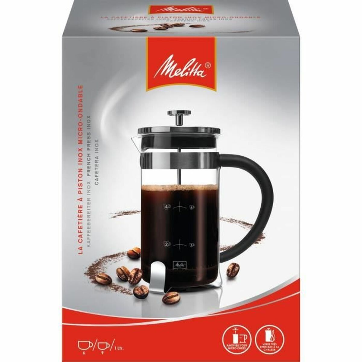 Kaffepress Melitta Premium 1 L 8 Csészék - 2