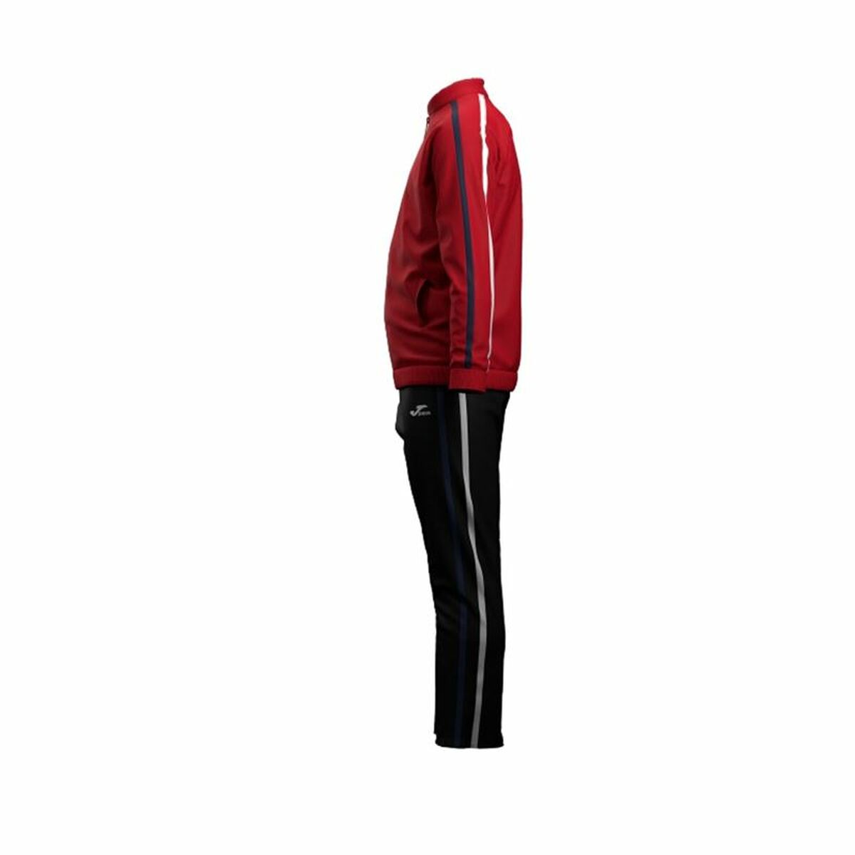 Träningsoverall, Barn Joma Sport New Metaverse Röd Marinblå 2 Delar - 4