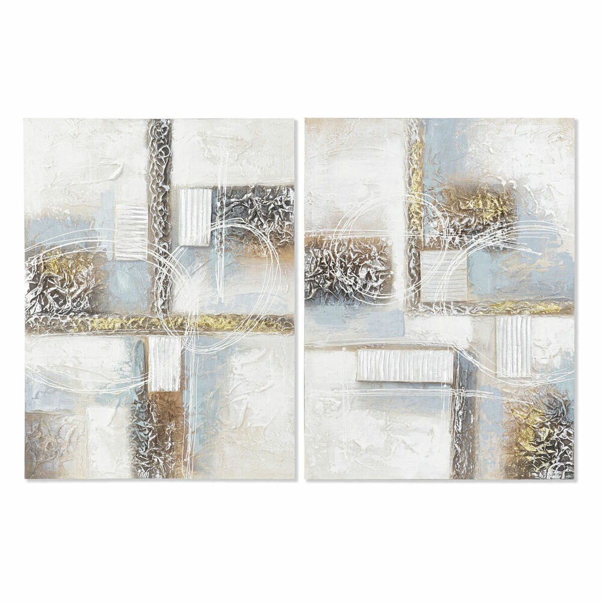 Kanvas DKD Home Decor Kanvas Trä MDF 60 x 3 x 80 cm