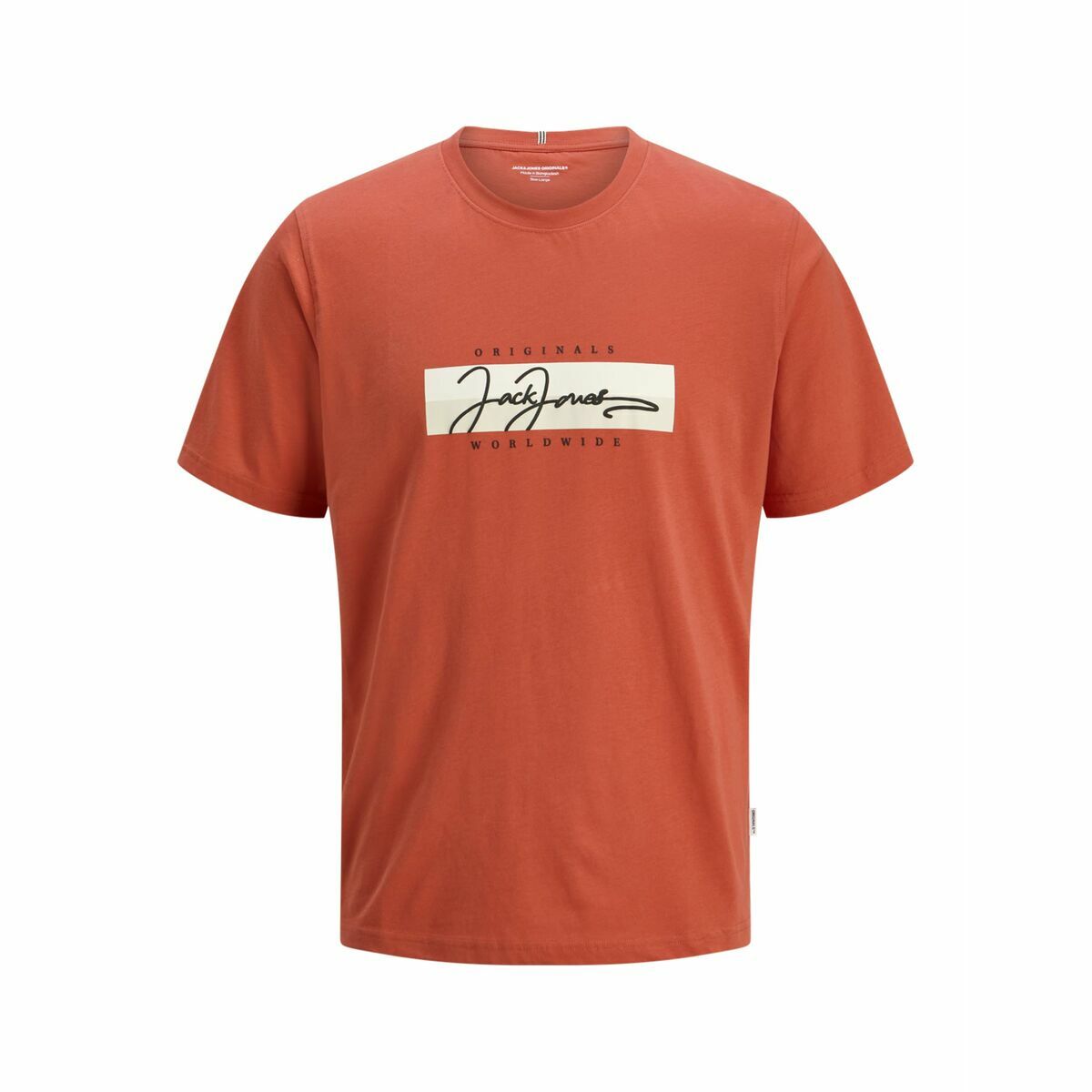 T-shirt med kortärm Herr Jack & Jones JORFREDERIKSBERG BOX 12278266 Orange