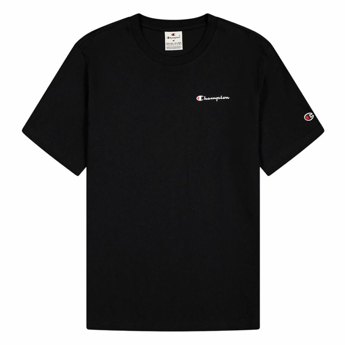 T-shirt med kortärm Herr Champion Champion Crewneck Svart