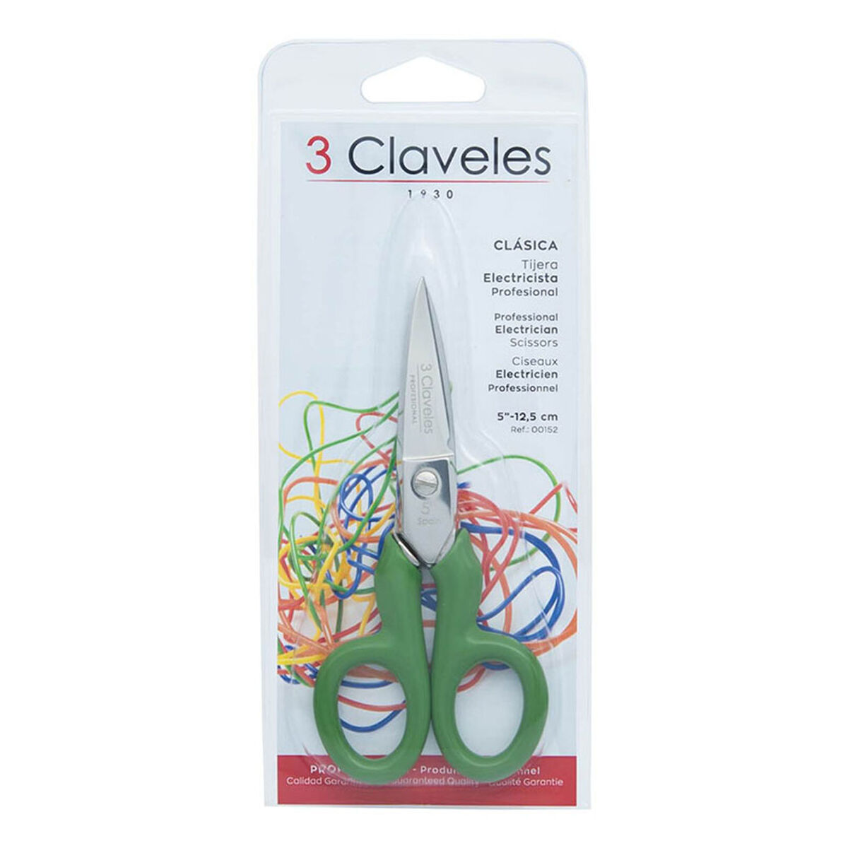Elektrikersax 3 Claveles 5" Rostfritt stål 12,7 cm Upprätt - 3