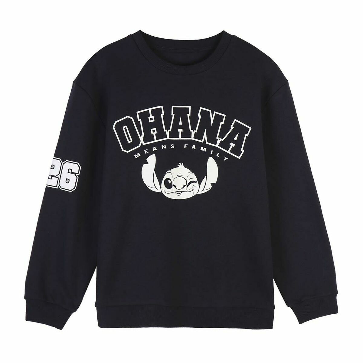 Tröja utan huva Dam Stitch Mörkblå - 8