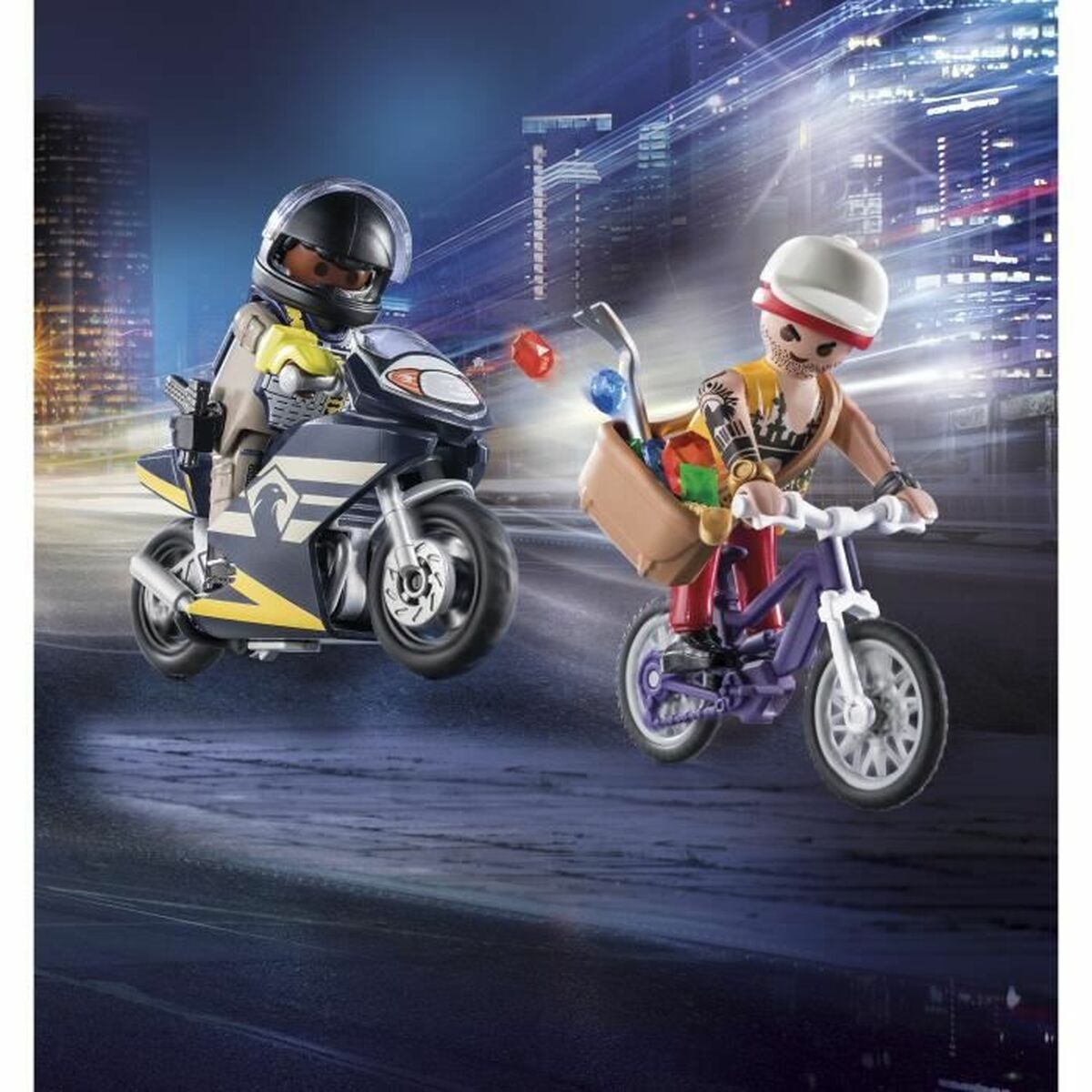 Fordonsspel   Playmobil City Action - Agent and Thief 71255         27 Delar - 2