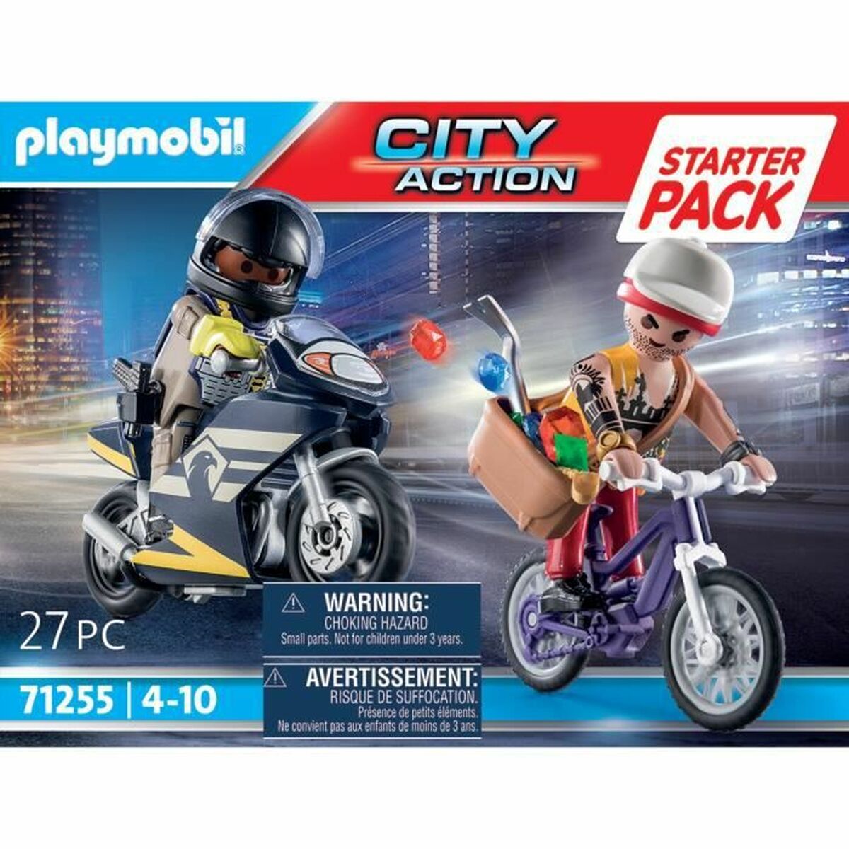 Fordonsspel   Playmobil City Action - Agent and Thief 71255         27 Delar - 4