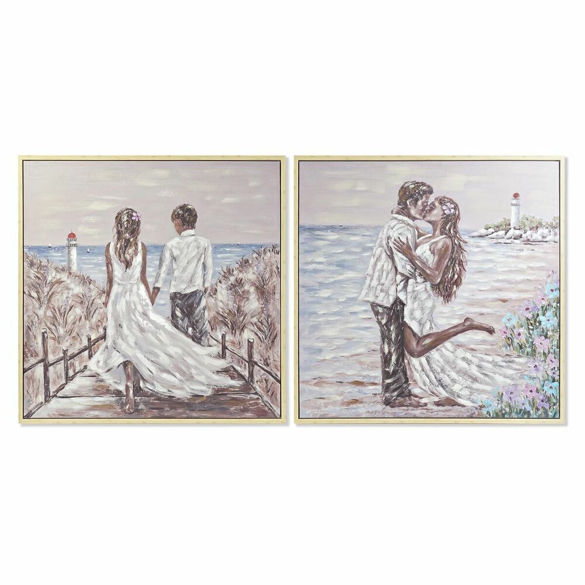 Kanvas DKD Home Decor polystyren Kanvas 100 x 4 x 100 cm